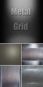 Stock Photo - Metal Grid
