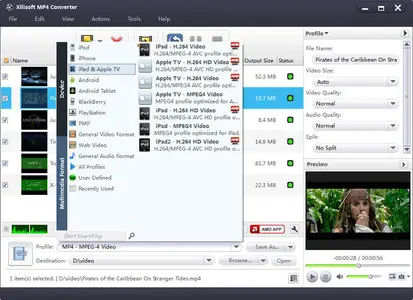 Xilisoft MP4 Converter 7.7.2 Build 20130122