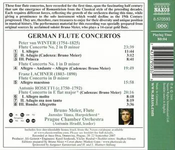 Bruno Meier, Prague Chamber Orchestra - German Flute Concertos (2008)