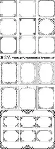 Vectors - Vintage Ornamental Frames 10