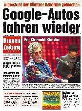 Kronen Zeitung Kärnten - 12. Juli 2017