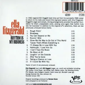 Ella Fitzgerald - Rhythm Is My Business - 1962 (1999) 