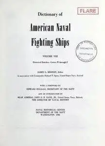 Dictionary of American Naval Fighting Ships vol VIII