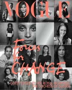 Forces for Change by Peter Lindbergh for British Vogue September 2019