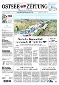 Ostsee Zeitung Rügen - 16. Oktober 2018