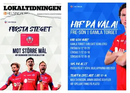 Lokaltidningen Helsingborg – 07 december 2019