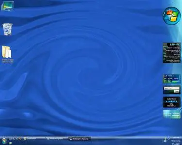 Blue Waves in Hi-Res For DeskScapes