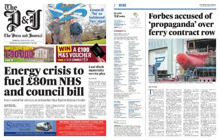 The Press and Journal Moray – March 30, 2022