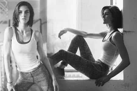 Hilary Rhoda - Workout Photoshoot 2014