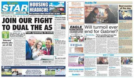 Shropshire Star Shrewsbury Edition – September 25, 2017