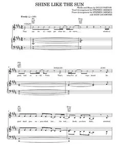 Shine Like The Sun (from 9 to 5: The Musical) - 9 To 5 Musical, Dolly Parton (Piano-Vocal-Guitar)