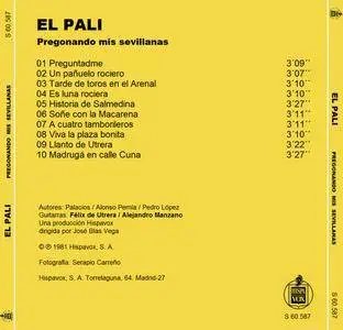 El Pali - Pregonando Mis Sevillanas (1981) {Hispavox S 60.587}