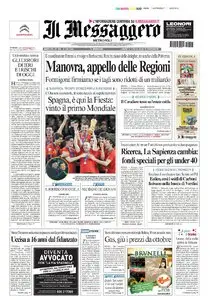IL MESSAGGERO DEL 12 LUGLIO 2010