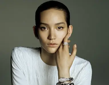 Mona Matsuoka by David Dunan for Vogue Japan August 2015