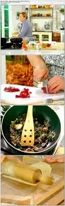 Le mani in pasta - Chitarrine con ragù di agnello e peperoni