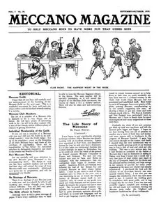 The Meccano Magazine - VOL.1 No.10 September/October 1919