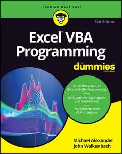 Excel VBA Programming For Dummies, 5th Edition