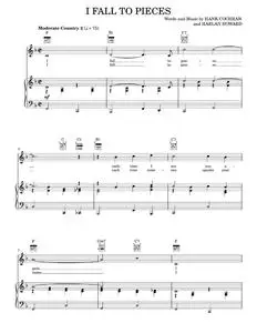 I Fall To Pieces - Loretta Lynn, Patsy Cline (Piano-Vocal-Guitar)