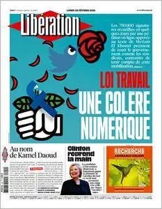 Liberation du Lundi 29 Fevrier 2016