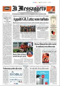 IL MESSAGGERO DEL 19 FEBBRAIO 2010