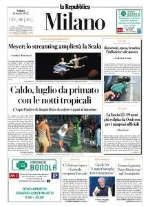 la Repubblica Milano - 16 Luglio 2022