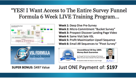 Survey Funnel Formula + Bonus VSL Formula [repost]