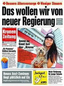 Kronen Zeitung Steiermark - 01. September 2017