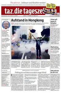 Tageszeitung TAZ vom 29 September 2014