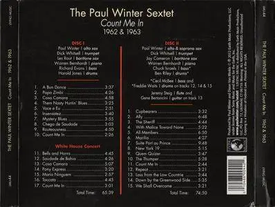 The Paul Winter Sextet - Count Me In: 1962 & 1963 (50th Anniversary Anthology) (2CD) (2012)