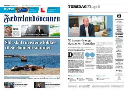 Fædrelandsvennen – 23. april 2020