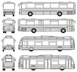Irisbus Outline in CorelDRAW