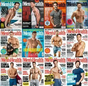 Men's Health Germany - 2016 Full Year Issues Collection