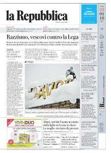 la Repubblica - 23 Gennaio 2018