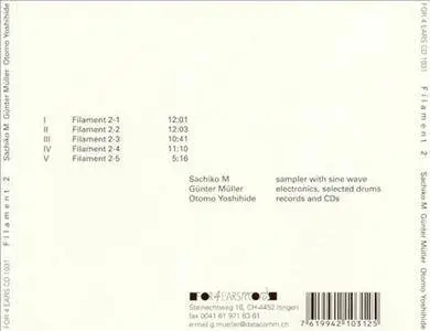 Sachiko M/Günter Müller/Otomo Yoshihide - Filament 2 (Secret Recordings 2) (1999) {For 4 Ears} **[RE-UP]**