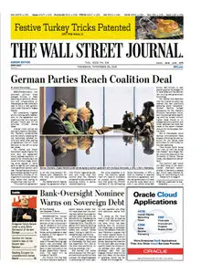 The Wall Street Journal (Europe) November 28 2013