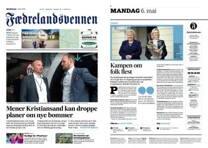 Fædrelandsvennen – 06. mai 2019