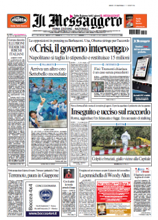 Il Messaggero 31/07/11