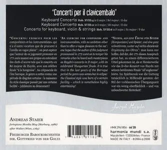 Andreas Staier, Freiburger Barockorchester, Gottfried von der Goltz - Joseph Haydn: Keyboard concertos (2008)