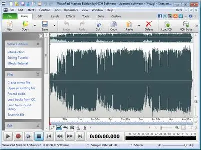 NCH WavePad Sound Editor Masters Edition 6.65 Portable