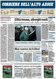 CORRIERE DELL'ALTO ADIGE 11-08-2009