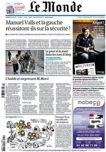 Le Monde et le Monde des Livres du Vendredi 31 Aout 2012