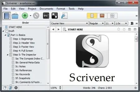 Scrivener 1.5.3.0