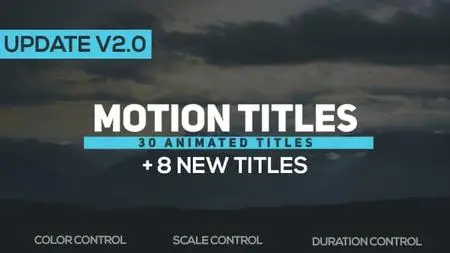 VideoHive Motion Titles v2.0 18721403