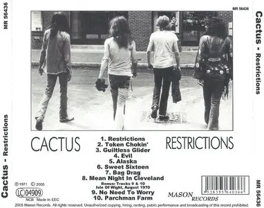 Cactus - Restrictions (1971)
