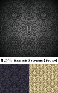 Vectors - Damask Patterns (Set 49)