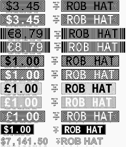 Elfring Secure Fonts™ for Amount and Payee Name Check Printing