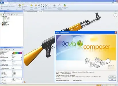 DSS 3DVIA Composer V6R2011x HF1 build 6.7.1.1571