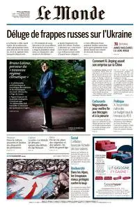 Le Monde du Mardi 11 Octobre 2022