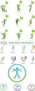 Vectors - Shiny Logo with People 2