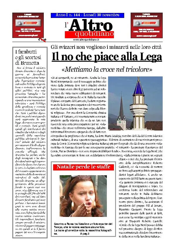 Altro Quotidiano 30.11.2009
